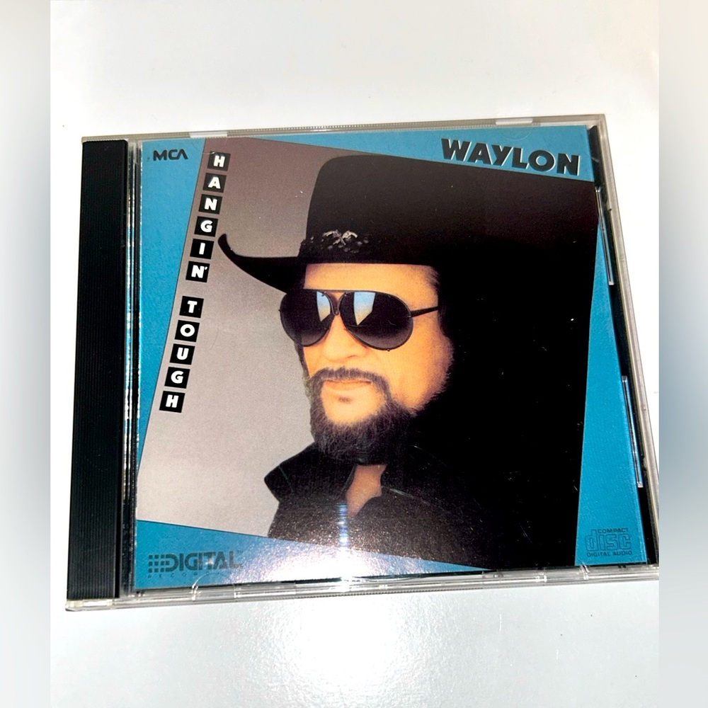 Waylon Jennings Hanging Tough CD 1987
